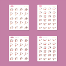 Load image into Gallery viewer, NAIL POLISH MANICURE PEDICURE PLANNER STICKERS SD0006~SD0007
